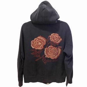 Obey zip up hoodie